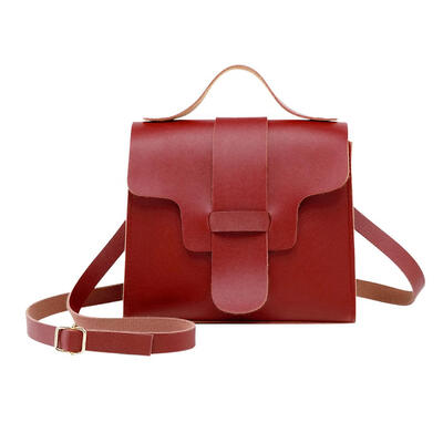 

Fashion Women Solid Color Crossbody Bag PU Leather Handbag Shoulder Bags