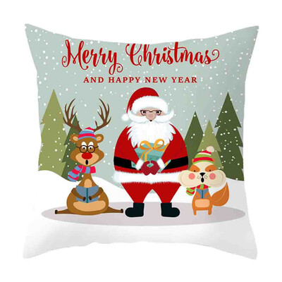 

Siaonvr Christmas Pillow Cover Decor Pillow Case Sofa Waist Throw Cushion Cover