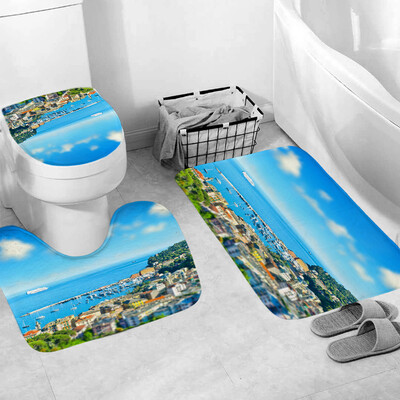 

〖Follure〗3pcs Non-Slip Fish Scale Bath Mat Bathroom Kitchen Carpet Doormats Decor