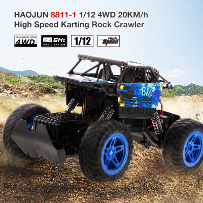 

HAOJUN 8811 112 24G 4WD 20KMh High Speed Karting Rock Crawler RC Car