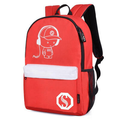

Anti Theft Laptop Backpacks Student School Bags Mens Luminous Backpack Casual Travel Shoulder Bag Mochilas Feminina