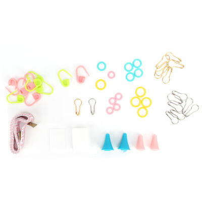 

Greensen DIY Craft Knitting Stitches Needles Kit Crochet Hook Marker Tape Measure Sewing Accessory
