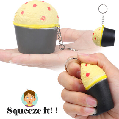 

YIWULA7cm Delicious Cupcake Squishies Slow Rising Squeeze Scented Stress Relieve Toy