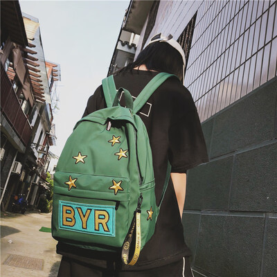 

Schoolbag female Korean high school students ins wind bf campus simple ancient feeling girl backpack Japanese backpack
