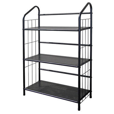 

Metal Outdoor Patio Plant Stand 3 Tier Shelf Indoor Bookcase Shelving Storage