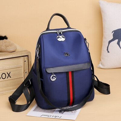 

Travel bag female Korean fashion backpack small canvas bag Joker nylon tide Oxford cloth backpack