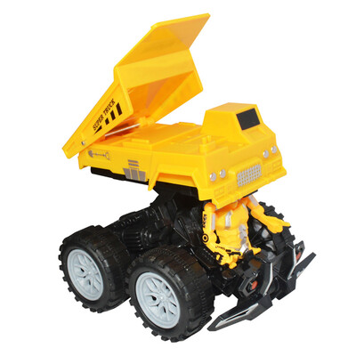 

Tailored Funny Engineering Vehicle Model Wheel Plastic Diecast Inertial Deformation Toy