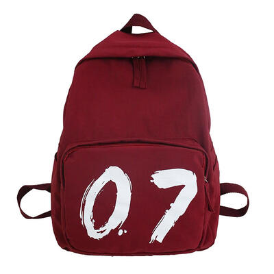 

Simple Printing Backpacks Waterproof Nylon Women Men Student School Bags