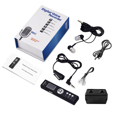 

Greensen LCD RecorderDigital Rechargeable LCD Recorder Stereo Microphones Voice Activated HD Recording