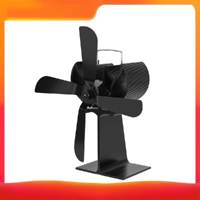 

4 Blades Home Fireplace Fan Efficient Heat Distribution Fans