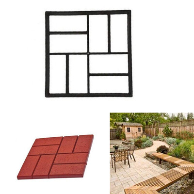 

〖Follure〗Path Maker Mold Reusable Concrete Cement Stone Design Paver Walk Mould