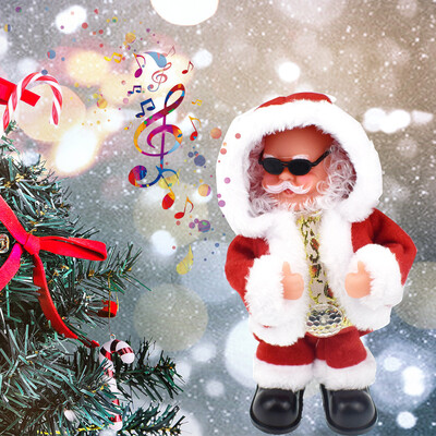 

Siaonvr Santa Claus Dancing Singing Doll As Plush Christmas Dolls Music Toy For Kids
