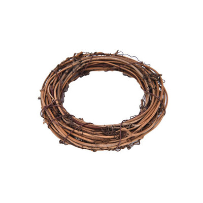 

1Pc 10-30cm Xmas Natural Dried Rattan Wreath Xmas Garland Door Wall Decoration