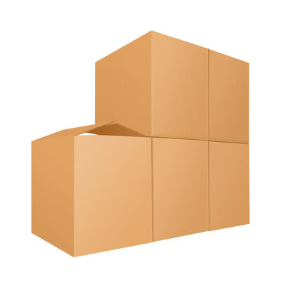 

QDZX moving carton without buckle 604050 5 packs paper box package express luggage storage storage box storage box storage box carton wholesale packaging box carton