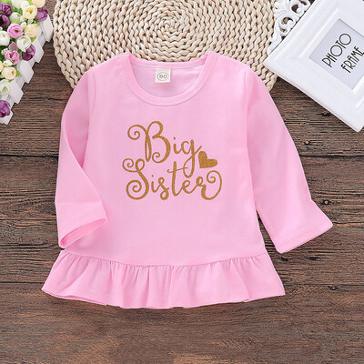 

Baby Kid Girls Toddler Long Sleeve Letter Party Princess Dresses Clothes