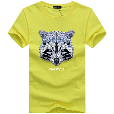 

2018 Men Fashion Summer cotton 3D T shirt Printed Short Sleeve Round Neck Slim casual T-shirt hot