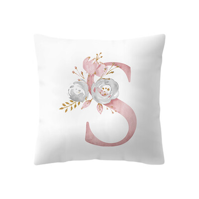 

Siaonvr 45x45 cm Kinder Zimmer Dekoration Brief Kissen Englisch Alphabet pillowcases