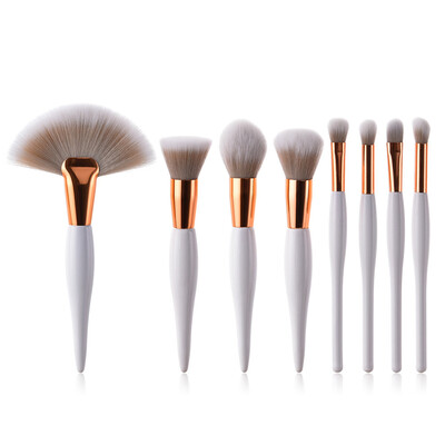 

Toponeto 8Pcs Pro Makeup Brushes Set Foundation Powder Eyeshadow Eyeliner Lip Brush Tool
