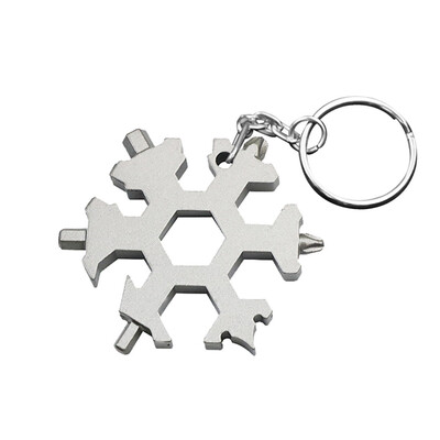 

〖Follure〗19-in-1 Multi-tool Wrenches Combination Compact Snowflake Tool With keychain