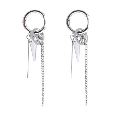 

KPOP BTS JIMIN Same Cross Earrings Unisex Pair Personality Ear Clips
