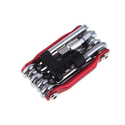 

11in1 Mountain Cycle Bicycle Tool Set Bike Multi Repair Tool Kit Wrench Screwdriver Chain Cutter Black