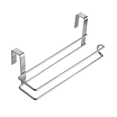 

Kitchen Roll Paper Holder Bathroom Tissue Hanging Hook Towel Storage Rack
