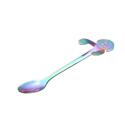 

Cute Puppy Spoon 304 Stainless Steel Teaspoon Long Handle Coffee Spoons Sugar Dessert Appetizer Seasoning Bistro Flatware Hanging