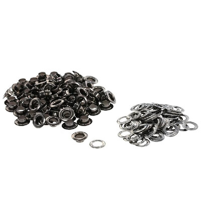 

Grommet Kit 100 Set 10mm 2 5in Inside Diameter Grommet & Gasket Setting Tool Metal Eyelets for Shoes Clothes Leather Crafts DIY