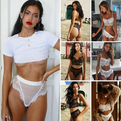

Women Underwear Bra Sexy Lingerie G-string Nightwear Lace Clothes Set Fashion