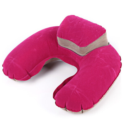 

Inflatable Pillow U-shaped Travel Noon Break Neck Guard Cushion