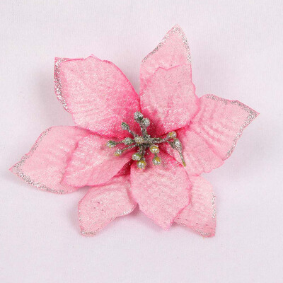 

10 p cs Set Simulation 13 cm Flowers Christmas Wreath Tree Decoration Xmas Gift