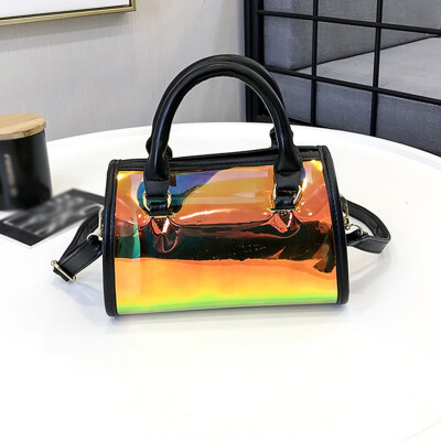 

Tailored Fashion Lady Transparent Jelly Handbag Shoulder Bag Messenger Bag Clutch Bag