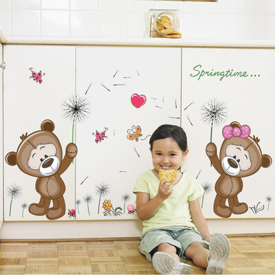 

〖Follure〗Removable Vinyl Wall Decal Nursery Stickers Kids Baby Room DIY Home Decor Bears