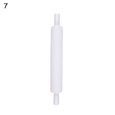 

Lovely Engraved Pattern Plastic Pastry Rolling Pin Roller Kitchen Baking Tool