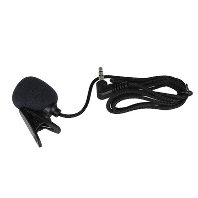 

33FT Braided Wire Lavalier Lapel Tie Clip-On Microphone Mono 35mm Mic