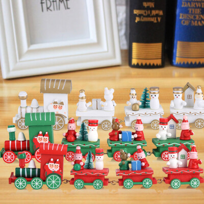 

Christmas Little Wooden Train Decor Kids Toy Festival Ornament Home DisplayChristmas Train ToyChristmas Little Train