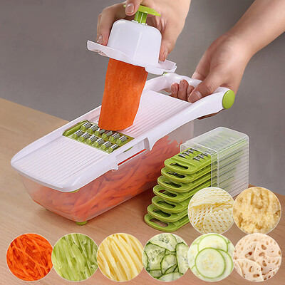 

Toponeto Multi-function Potato Carrot Slicer Manual Vegetable Cutter Grater Kitchen Tool