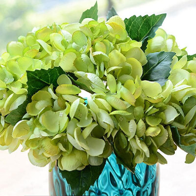 

Artificial flower fake flower single sea shell hydrangea flower arrangement small orange wine red wedding home decoration desktop