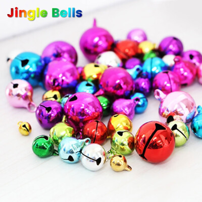 

50Pcs Jingle Bells Pendant Hanging 1020mm Christmas Ornaments Christmas Decorations Party DIY Craft Accessories