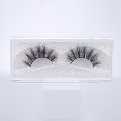 

〖Follure〗1 Pairs Thick Long Cross Party False Eyelashes Black Band Fake Eye Lashes