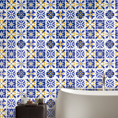 

〖Follure〗25Pcs Self Adhesive Tile Art Wall Decal Sticker DIY Kitchen Bathroom Decor Vinyl