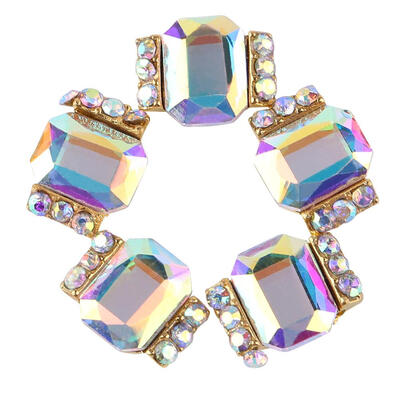 

5pcs Rhinestone Shiny 3D Nail Art Decorations Clear Crystal DIY Charm Gems