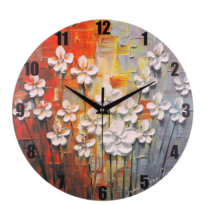 

Gobestart Silent Sweep Modern Elegant Creative Clock Home Decoration Gift