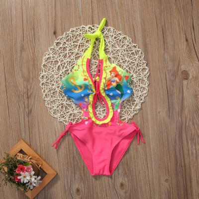 

Kids Girl Toddler Ariel Swimming Suit Bikini Tankini Swimsuit Swimwear Beachwear