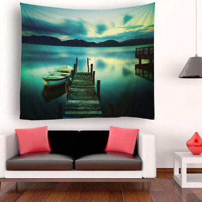 

Tapestry Wall Hanging Scenery Tapestries Seaside Scenery Tapestry Wall Decoration for Bedroom Living Room Dorm 512"X591"