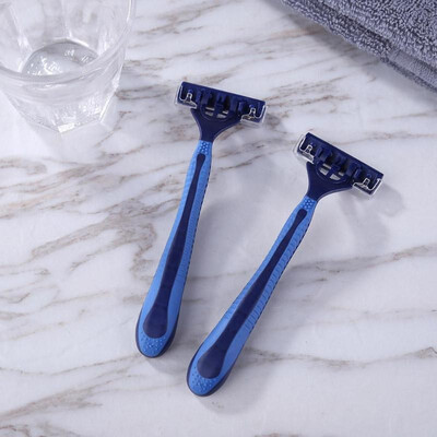 

3-Layers Blades Portable Manual Razor Hotel Disposable Shaver Body Trimmer