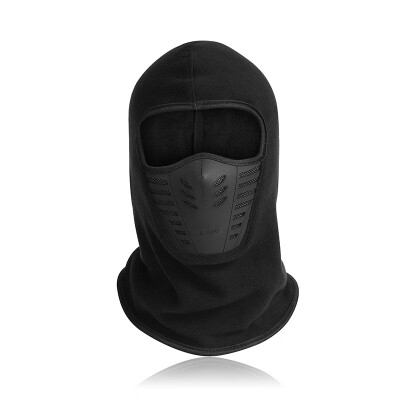 

Volunteer electric car windshield cold winter riding men&women fleece hat mask wind&dust warm headgear mask collar black