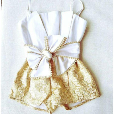 

Summer Baby Kids Toddler Girl Bow Romper Lace Jumpsuit Clothes Playsuit Bodysuit