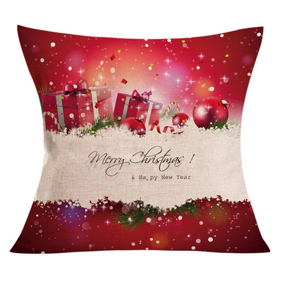 

Tailored 18 Cotton Pillow Case Linen Cushion Cover Merry Christmas Home Decoration