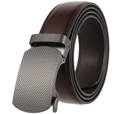 

Male Genuine Leather Strap Belts Men Quality Automatic Buckle Belts Men Real leather cowskin Novelty belt LY136-22060 harajuku
